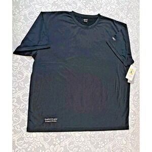 Reebok Play Dry T Shirt Men's Size XL Black Hospital & Surgical Division New